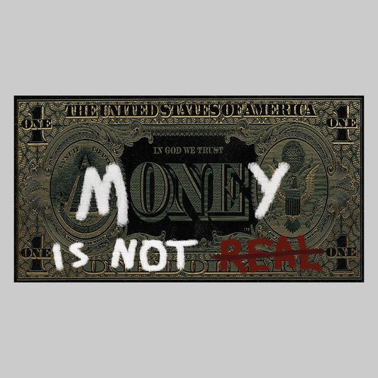 Money Is Not Real Rug