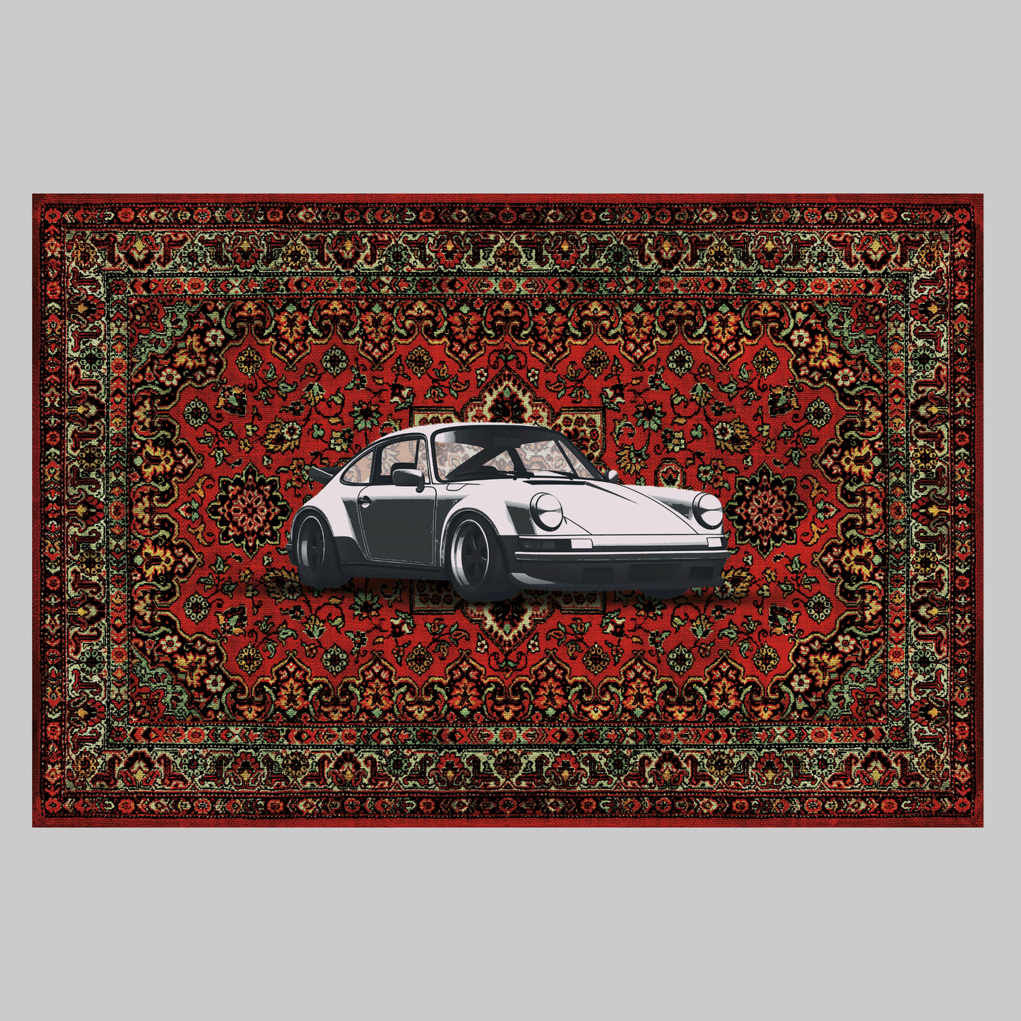 Vintage Porsche Rug