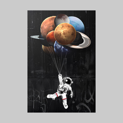 Banksy Astronauts Rug